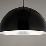 Hemisphere 1-Light 24" LED Pendant