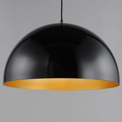 Hemisphere 1-Light 24" LED Pendant