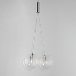 Burst 4-Light LED Pendant - Clear