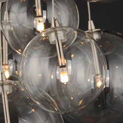 Burst 9-Light LED Pendant - Clear