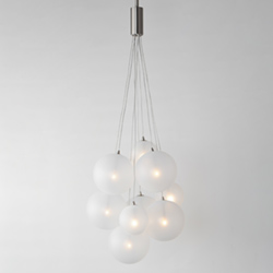 Burst 9-Light LED Pendant - Frost