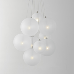 Burst 9-Light LED Pendant - Frost