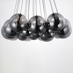 Burst 20-Light LED Pendant - Smoke