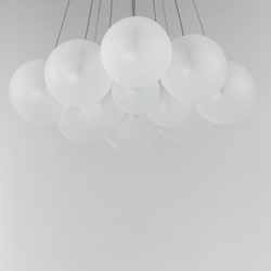 Burst 12-Light LED Pendant - Frost