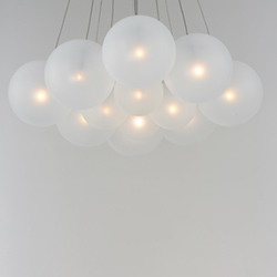 Burst 12-Light LED Pendant - Frost