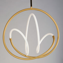 Mobius 24" LED Pendant