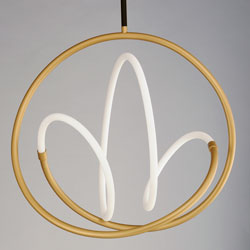 Mobius 24" LED Pendant