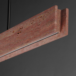 Lintel 47" LED Linear Stone Pendant