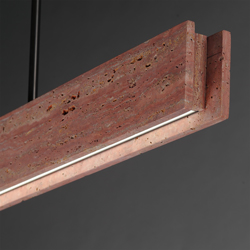 Lintel 47" LED Linear Stone Pendant