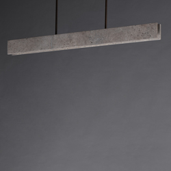 Lintel 47" LED Linear Stone Pendant