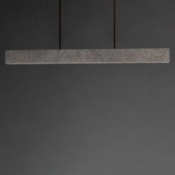 Lintel 47" LED Linear Stone Pendant