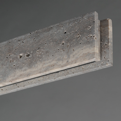 Lintel 47" LED Linear Stone Pendant