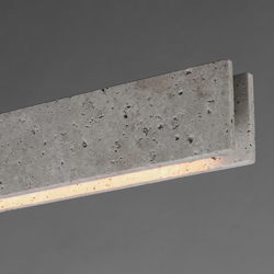 Lintel 47" LED Linear Stone Pendant