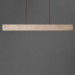 Lintel 47" LED Linear Stone Pendant