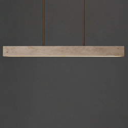 Lintel 47" LED Linear Stone Pendant