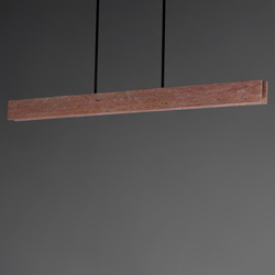 Lintel 59" LED Linear Stone Pendant