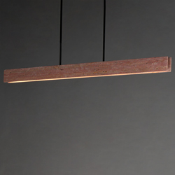 Lintel 59" LED Linear Stone Pendant