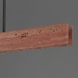 Lintel 59" LED Linear Stone Pendant