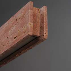 Lintel 59" LED Linear Stone Pendant