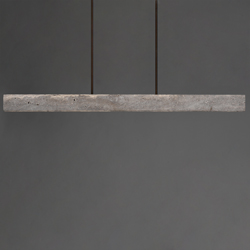 Lintel 59" LED Linear Stone Pendant