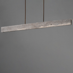 Lintel 59" LED Linear Stone Pendant