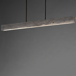 Lintel 59" LED Linear Stone Pendant