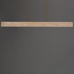 Lintel 59" LED Linear Stone Pendant