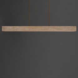 Lintel 59" LED Linear Stone Pendant