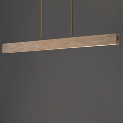 Lintel 59" LED Linear Stone Pendant