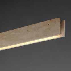 Lintel 59" LED Linear Stone Pendant