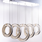 Charm 5-Light LED Linear Pendant