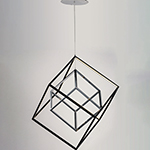 4 Square 2-Light LED Pendant