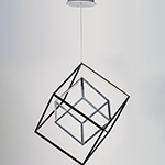 4 Square 2-Light LED Pendant