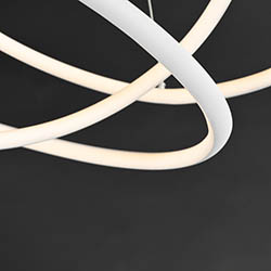 Twisted LED Pendant