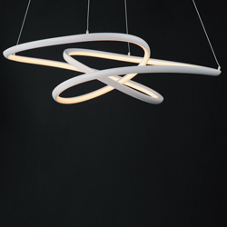 Twisted LED Pendant