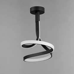 Serpentine LED Semi-Flush Mount