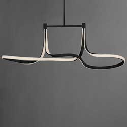 Serpentine Linear LED Pendant