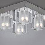 Blocs 4-Light LED Flush Mount