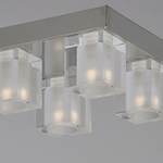 Blocs 4-Light LED Flush Mount