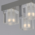 Blocs 4-Light LED Flush Mount