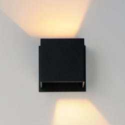 Alumilux: Cube LED Outdoor Wall Sconce