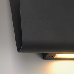 Alumilux: Lapel LED Outdoor Wall Sconce