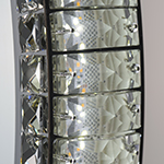 24" x 31.5" Oval Crystal LED Mirror