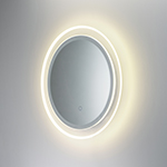 24" Round LED Mirror