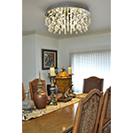 Cascada 18-Light Flush Mount