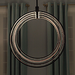 Concentric 27" LED Pendant