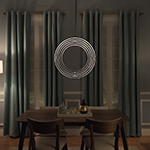 Concentric 27" LED Pendant