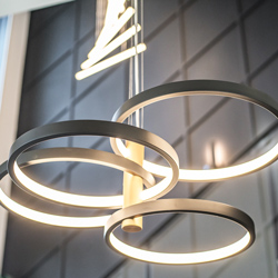 Hoopla 4-Light LED Pendant