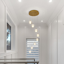 Swank 8-Light LED Pendant