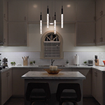 Scepter 4-Light LED Pendant